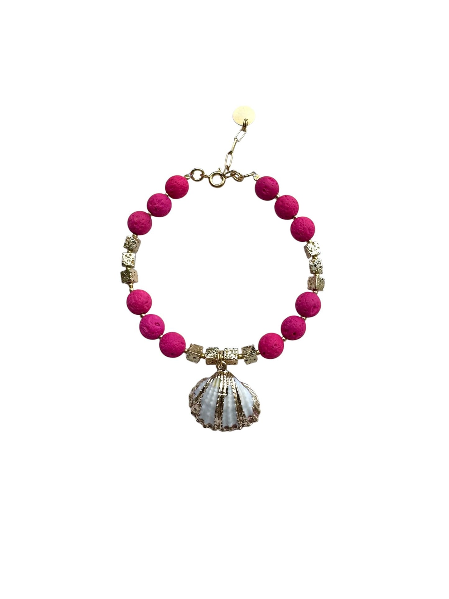 Rožinė su kriaukle