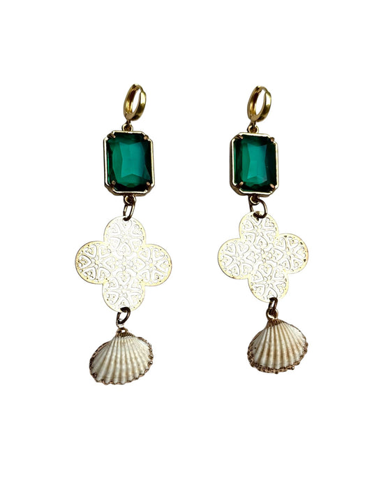 Žali su kriauklėmis